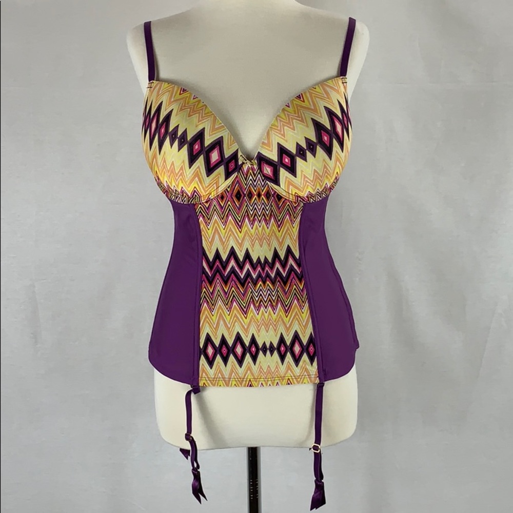 NWOT Fredericks of Hollywood Rare Exxtreme Cleavage Corset Summer 2012, Size XL